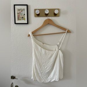 Free People White Tank - Size: small